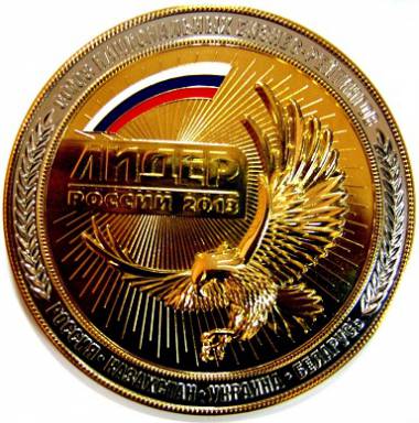Регионгаздеталь удостоен почетного звания ЛИДЕР РОССИИ 2013