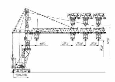 Кран башенный КБМ-401ПА-40 (портальный) изменить удалить