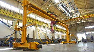 Портальный заглаживатель бетона: промышленное решение для финишной обработки изделий