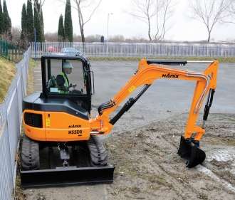 Гусенечный эксковатор HANIX H55DR