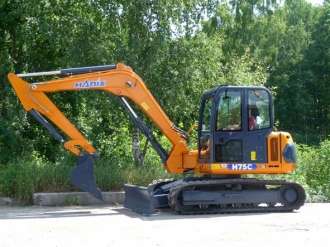 Гусенечный эксковатор HANIX H75C