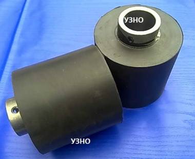 Резиновые натяжные валики D100 мм, для линий птицеводства.