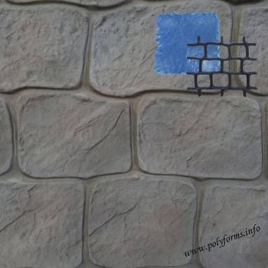 Набор полиуретановых штампов №3 "Бутовый камень" и "Granite facturing".