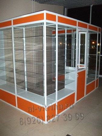 пристенные и островные павильоны на заказ