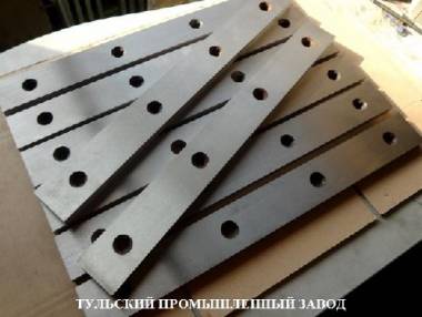 Купить новые ножи для гильотинных ножниц 510х60х20, 520х75х25, 540х60х16, 550х60х1