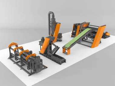 Линия по переработке шин в крошку ROSTEHNO TIRE RECYCLING APL-500