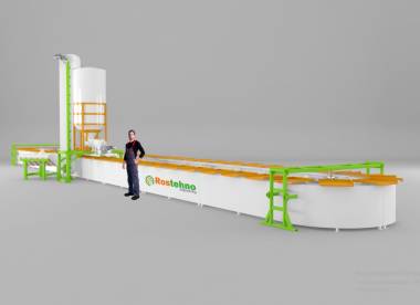 ЛИНИЯ ПРОИЗВОДСТВА ГИПСОВЫХ 3D ПАНЕЛЕЙ ROSTEHNO 3D PANELS АPL-240