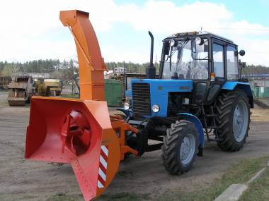 Снегоочиститель роторный ЕМ-800-01(02) с гидроприводом.