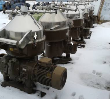 Продам сепараторы MZA 12/2, пр-ва Nagema