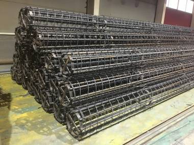 Изготовление каркаса для буронабивной сваи БНС