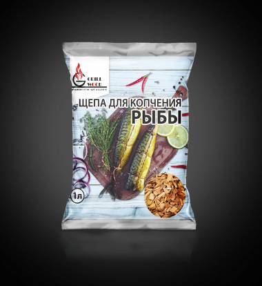 Щепа для копчения Рыбы 1 л (220 г) GRILLWOOD