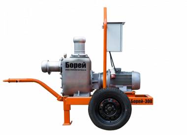 Борей-300 (Эл.установка 11кВт/1450 об., 320м3/час, 18 м.в.с., абр.10%, т.ч. 76мм