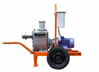 Борей-305 (Эл.установка 15кВт/1450 об., 320м3/час, 23 м.в.с., абр.10%, т.ч. 76мм