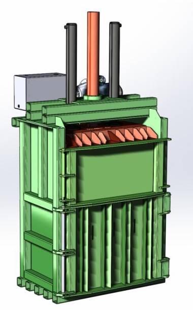 Пресс пакетировочный вертикальный Кубер-16В