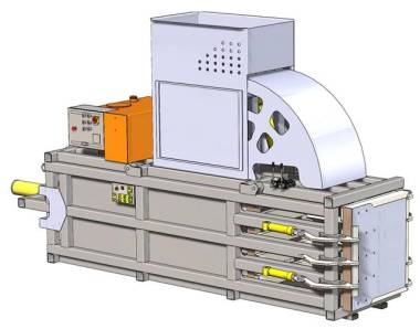 Пресс-пакетировщик горизонтальный Кубер-52ГА, с полуавтоматическим управлением ц
