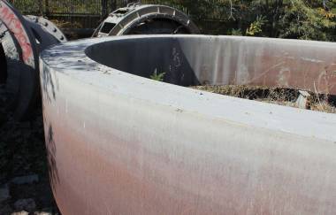 Бандаж печи вращающейся D-4 м. 4850х4184х900 мм, б/у.