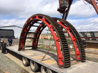 Венец зубчатый печи вращающейся 2, 2х20 м.