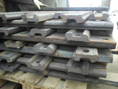 Железнодорожная накладка 1Р-50 ГОСТ 33184-2014 на складе