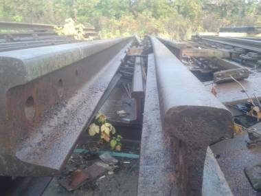 Рельс рамный в сборе с остряком СП Р65 проект 2434 на складе