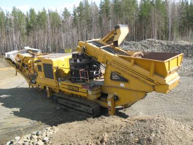 Запчасти гусеничного хода дробилок EXTEC X44SBS